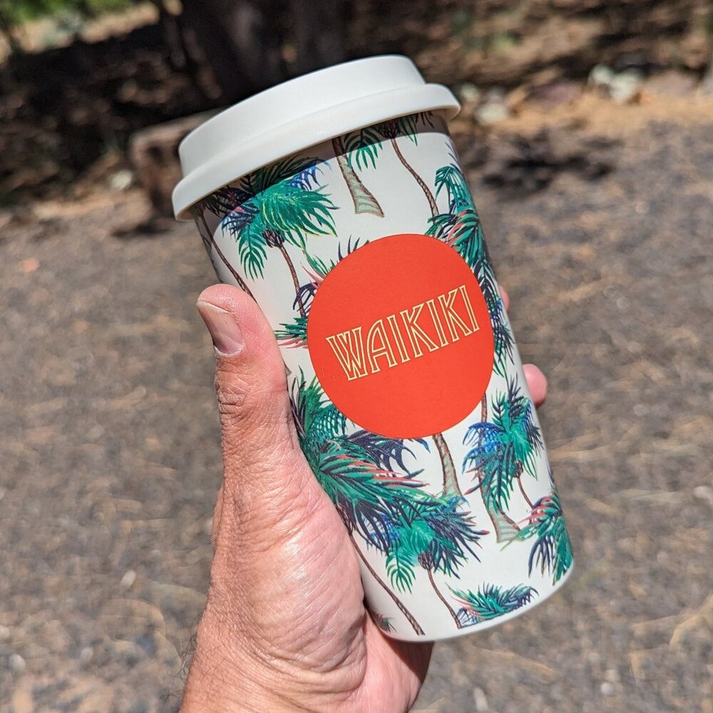 Starbucks Tumbler Waikiki Hawaii Ceramic Travel Mugs 12‎ oz 2016